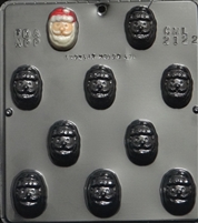 2122 Santa Face Chocolate Candy Mold