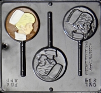 236 Nurse Lollipop Chocolate Candy Mold