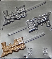 238 Train Lollipop Chocolate Candy Mold