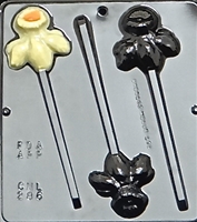 286 Daffodil Lollipop Chocolate Candy Mold