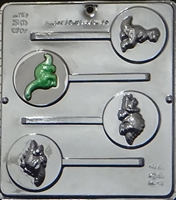 295 Dinosaurs Lollipop Chocolate Candy Mold