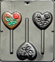 3045 Heart with Rose Pop Lollipop
Chocolate Candy Mold