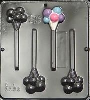 3336 Ballons Lollipop Chocolate Candy Mold