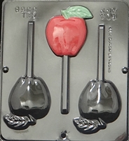 3368 Apple Lollipop Chocolate Candy Mold