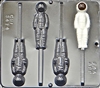 3414  Astronaut Lollipop Chocolate Candy Mold