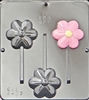 3423 Flower Lollipop Chocolate Candy Mold