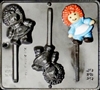 3425 Rag Doll Pop Lollipop Chocolate Candy Mold