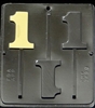 3429 Number 1 Lollipop Chocolate Candy Mold