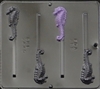 3440 Seahorse Lollipop Chocolate Candy Mold