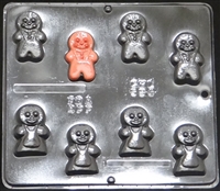 594 Gingerbread Pieces Chocolate Candy Mold