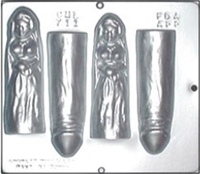 711 "Happy Bride on Wedding Night" Penis Chocolate Candy Mold 