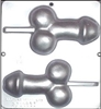 776 Fat Stubby Penis Lollipop Chocolate Candy Mold