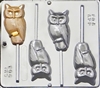903 Harry Potter Owl Lollipop Chocolate Candy Mold