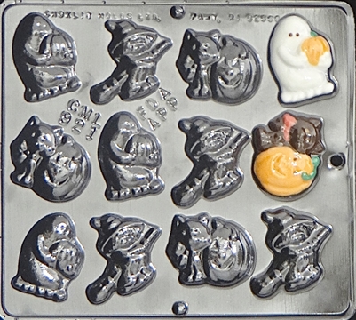 921 Halloween Assortment Chocolate Candy Mold