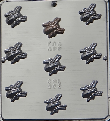 962 Spider Bite Size Pieces Chocolate Candy Mold