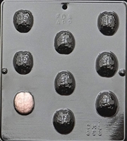 968 Bite Size Brain Chocolate Candy Mold