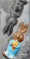 B-9004 BOY BUNNY ASSEMBLY MOLD 10"