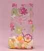 BAP-12-25 Flower Power printed cello bag. Qty. 25