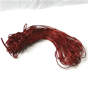 BE-05Q Red Metallic Stretch Loop 10" Quantity 1000