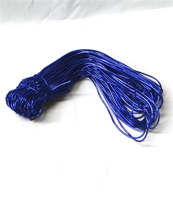 BE-12Q Blue Metallic Stretch Loop 8" Quantity 1000