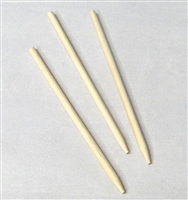 CA-0050  Candy Apple Wooden Dowel. semi-pointed (tapered). 6in. x 1/4in. Quantity 50