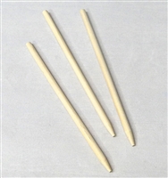 CA-1000  Candy Apple Wooden Dowel. semi-pointed (tapered).6in. x 1/4in. Quantity 1000