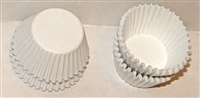CP-03-1000 #4 White candy cup.  1" diameter, 3/4" wall.  Qty 1,000