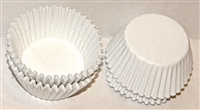 CP-04-1000 #5 White candy cup.  1 1/4" diameter, 3/4" wall.  Qty 1,000