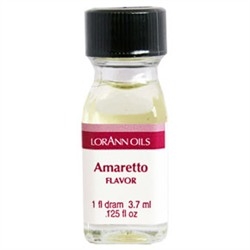 LO-02-12  Amaretto Flavor. Qty 12  Dram bottles