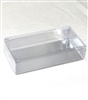 OB-SI10 OREO Cookie 2 Piece Clear Favor Boxes w/ Cardboard Silver Insert Qty 10