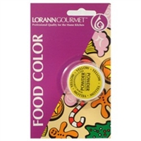 PFC-07 LorAnn Oils Yellow Powder Food Coloring , 1/2 ounce