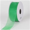 R-17 Emerald Green sheer organza ribbon. 5/8" x 25yds.