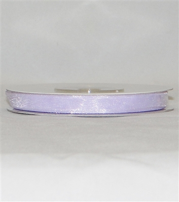 RN-05 Lilac sheer organza ribbon 1/4" x 25yds. 