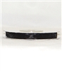 RN-90 Black sheer organza ribbon 1/4" x 25yds. 