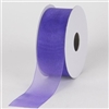 RO-12-25 Royal Blue sheer organza ribbon. 1 1/2" x 25yds