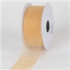 RO-14 Light Gold sheer organza ribbon 1 1/2" x 100yds