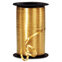 RS-16 Dark Gold-curling ribbon spool  3/16in. , 500 yards