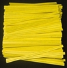 TP-04-100 Yellow paper twist tie. 3 1/2" Length Quantity 100 