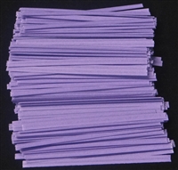 TP-06-500 Lavender paper twist tie. 3 1/2" Length Quantity 500 