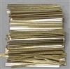 TP-08-500 Gold paper twist tie. 3 1/2" Length Quantity 500 