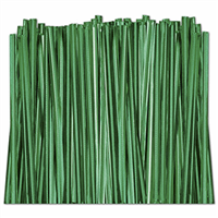 TT-04-100 Metallic Green twist tie. 3 1/2" Length Quantity 100