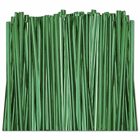 TT-04-500 Metallic Green twist tie. 3 1/2" Length Quantity 500 