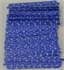 TTP-15-100 Printed Paper Snowflakes on blue twist tie. 3 1/2" Length Quantity 100