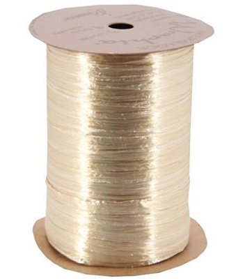 WRP-24 Oatmeal Pearlized Wraphia 100 yards