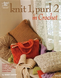 Annies' Attic: Knit 1, Purl 2 in Crochet