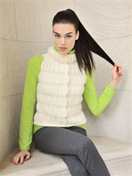 Blue Sky Fibers Techno Yarn AprÃ©s Vest Pattern