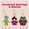 Crocheted Keyrings and Charms