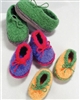 Crocheted Felt Slippers