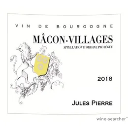 Jules Pierre Macon Villages 2018 (Burgundy, France) (750ml)