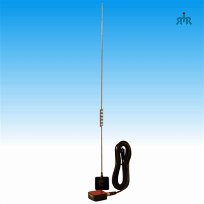 Antenna TRAM 1191 glass mount, dual band VHF-UHF